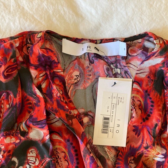 IRO stunning paisley “DENA” blouse NWT - Picture 9 of 10